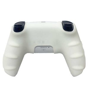 روکش دسته PS5 ضد لغزش رنگ سفید مشکی