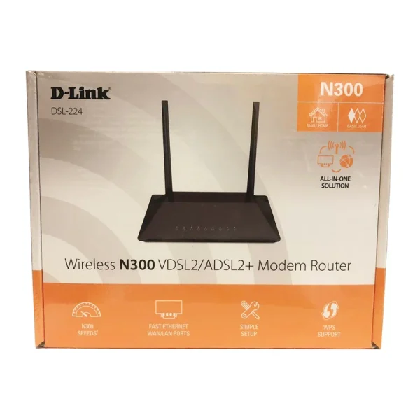 مودم روتر VDSL/ADSL  دی لینک مدل DSL-224 New - تصویر 4