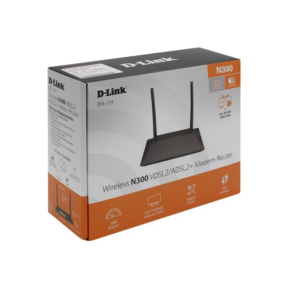 مودم روتر VDSL/ADSL  دی لینک مدل DSL-224 New - تصویر 3
