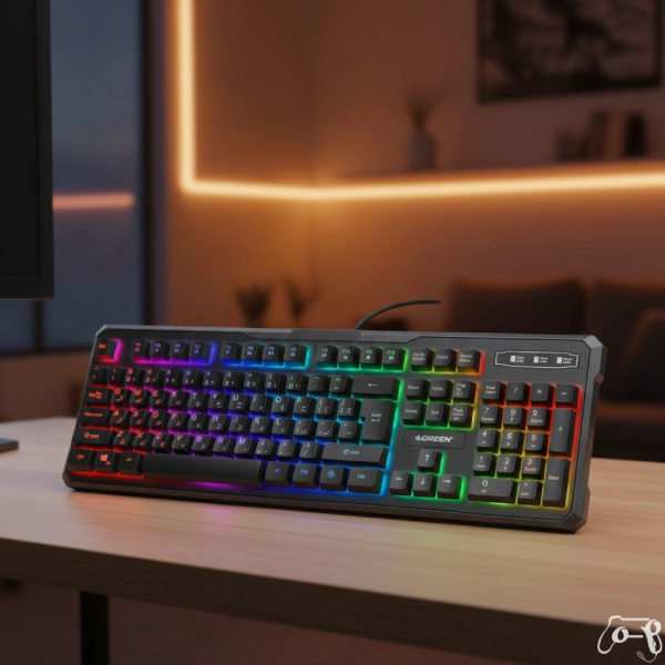 کیبورد گیمینگ گرین مدل GK601-RGB