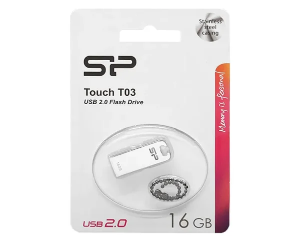 فلش مموری سیلیکون پاور Touch T03 ظرفیت 16 گیگابایت - تصویر 2
