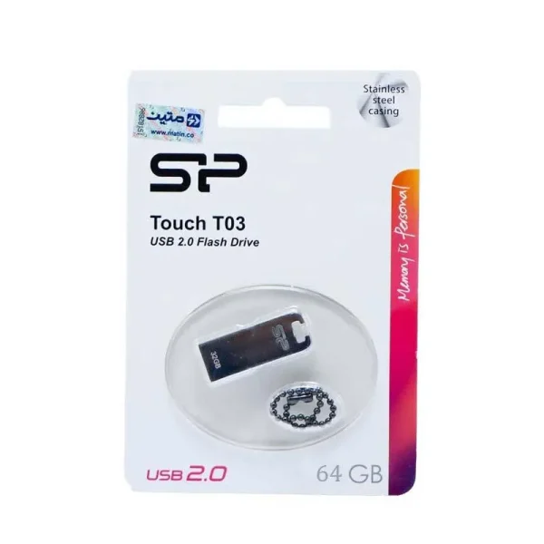 فلش مموری سیلیکون پاور Touch T03 ظرفیت 64 گیگابایت - تصویر 3