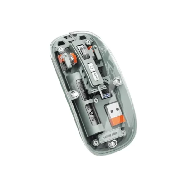 موس بی سیم گرین لاین مدل Transparent Mouse Lite GL-RM6 - تصویر 7