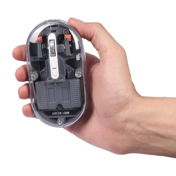 موس بی سیم گرین لاین مدل Transparent Mouse Lite GL-RM6 - تصویر 6