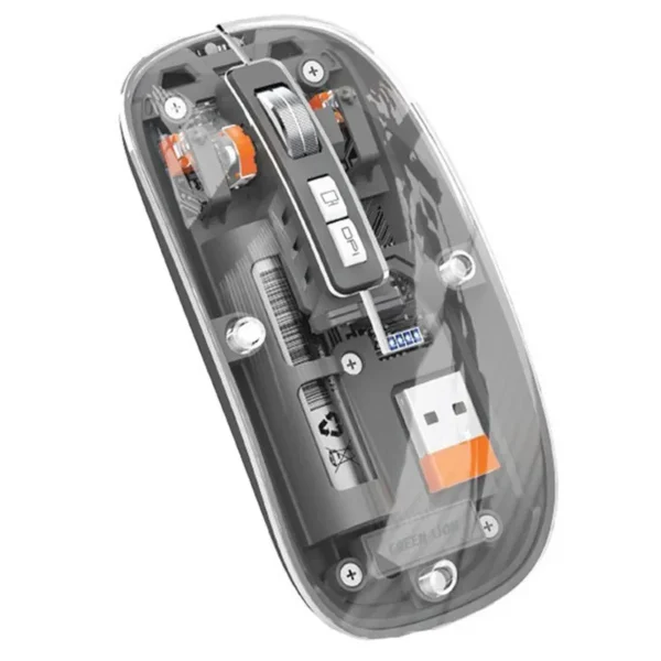 موس بی سیم گرین لاین مدل Transparent Mouse 2 GL-112