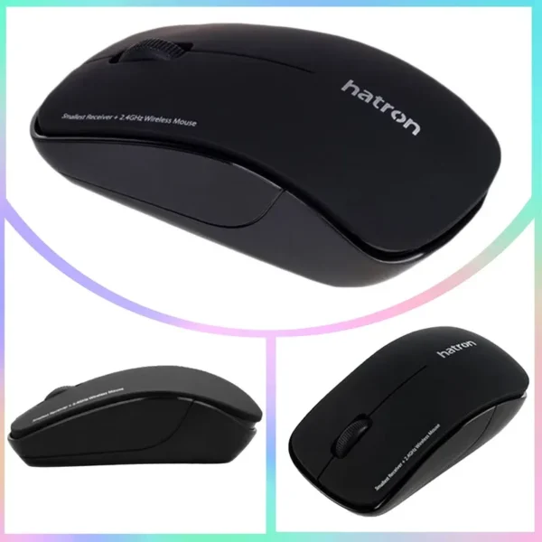 موس بی‌سیم هترون مدل HMW108SL بی صدا - تصویر 4
