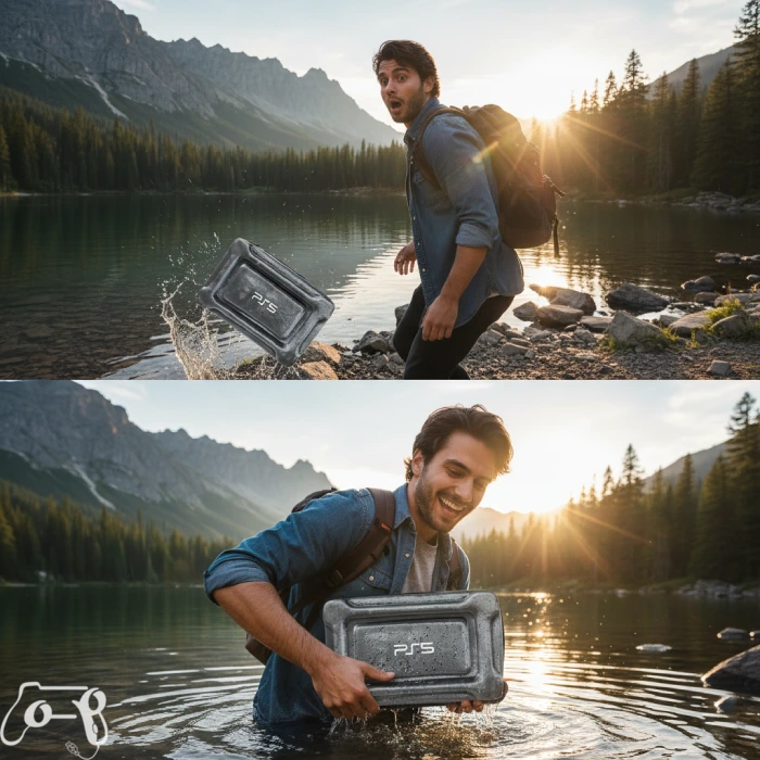 کیف PS5 ضد آب