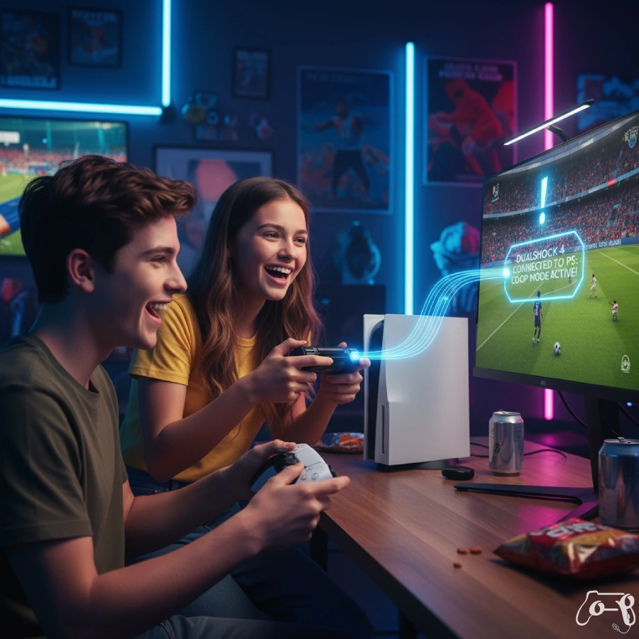 اتصال دسته PS4 به PS5