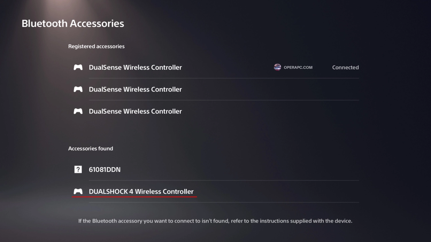 اتصال دسته PS4 به PS5