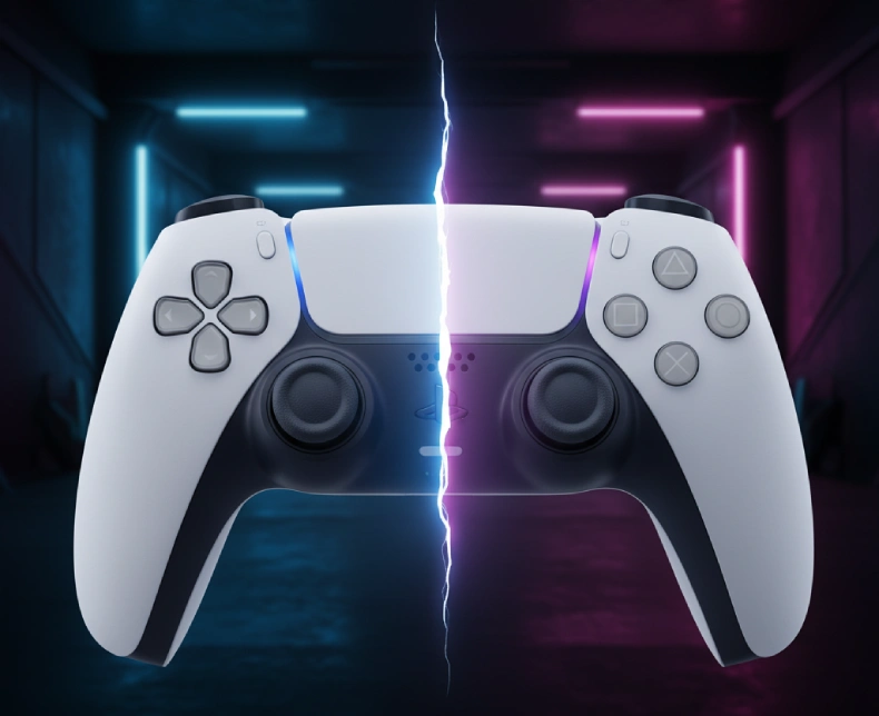 فرق دسته PS5 اصل و فیک