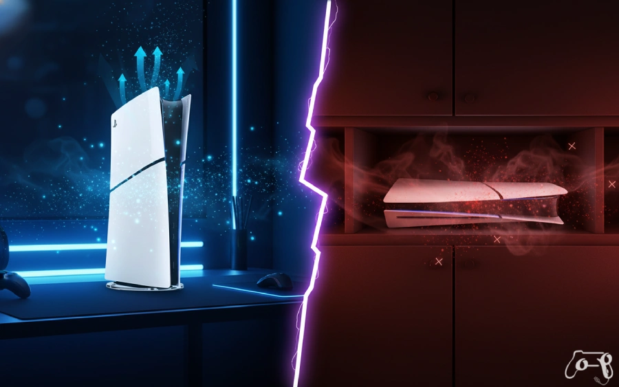 PS5 را ایستاده بگذاریم یا خوابیده