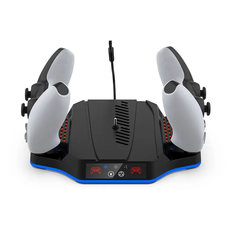 پایه فن و شارژر دسته PS5 اسلیم دابی مدل TP5-3583