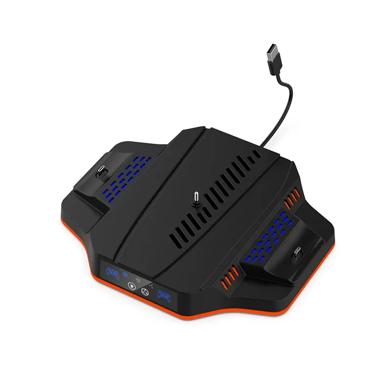 پایه فن و شارژر دسته PS5 اسلیم دابی مدل TP5-3583