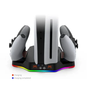 پایه فن و شارژر دسته PS5 اسلیم دابی مدل TP5-3583