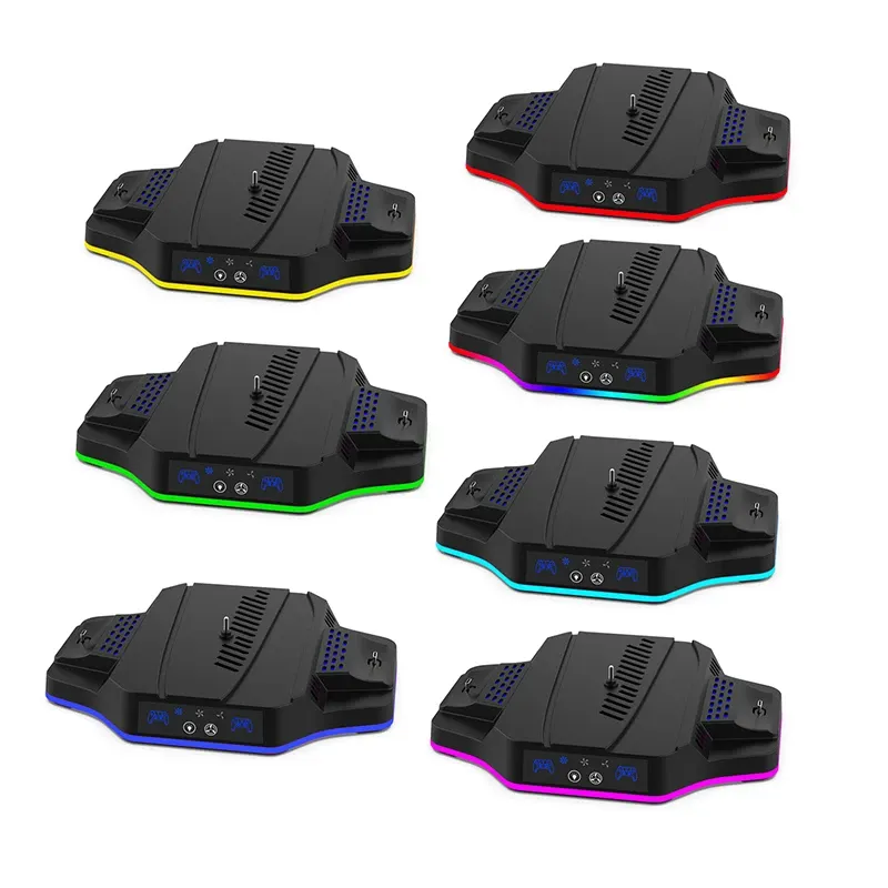 پایه فن و شارژر دسته PS5 اسلیم دابی مدل TP5-3583